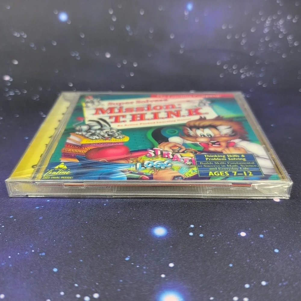 1997‎ Super Solvers Mission Think PC Video Game The Learning Company CD Win/Mac